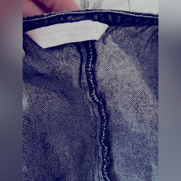 Promod Dark blue grey Denim Vest with Button Closure - Picture 2 of 7